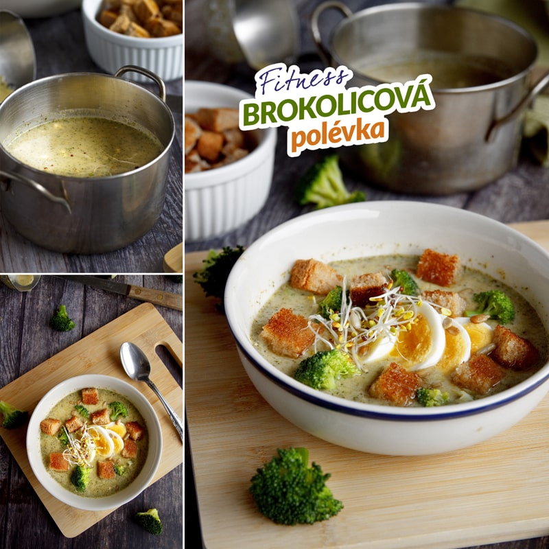 Fit brokolicová polievka - recept Bajola